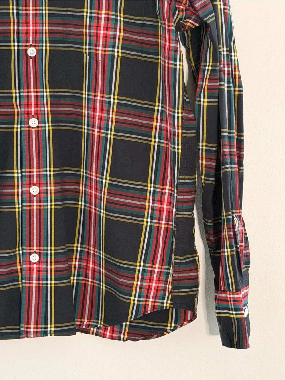 J Crew Flex Plaid Shirt Mens M Slim Untucked Stretch Cotton‎ Button Down Preppy